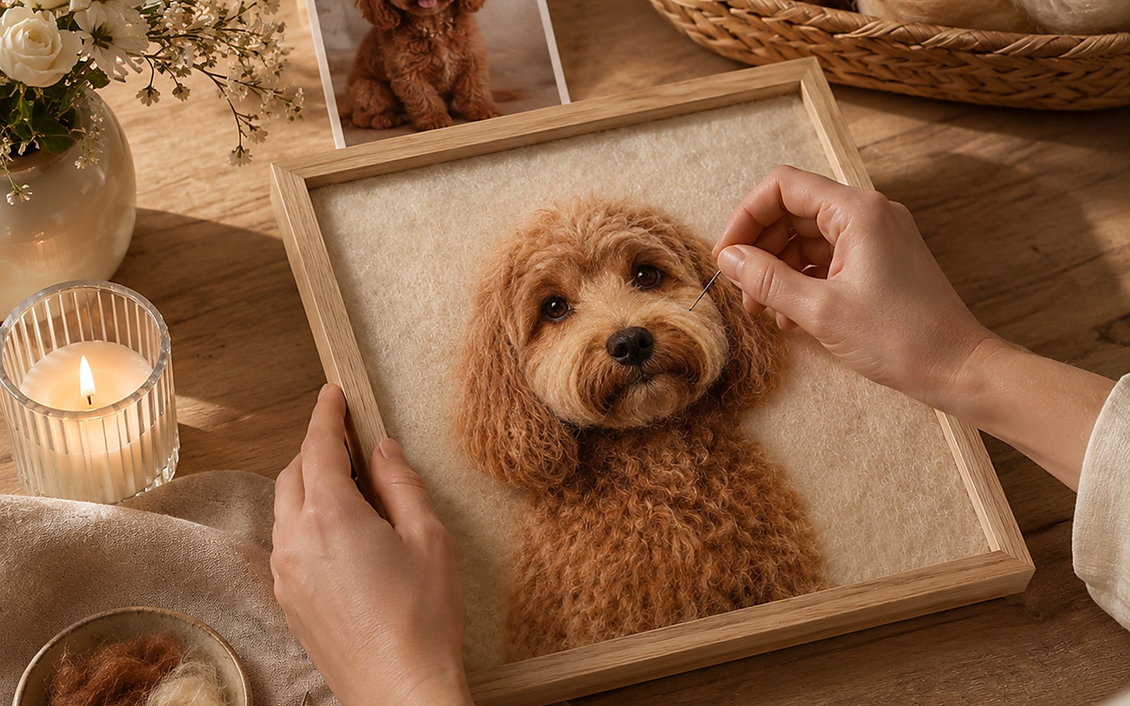 Needle-Felted by Hand