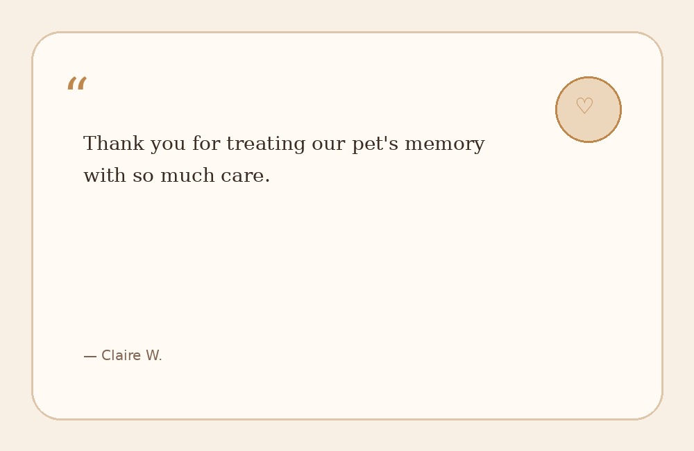 pet lover note for leather accessory