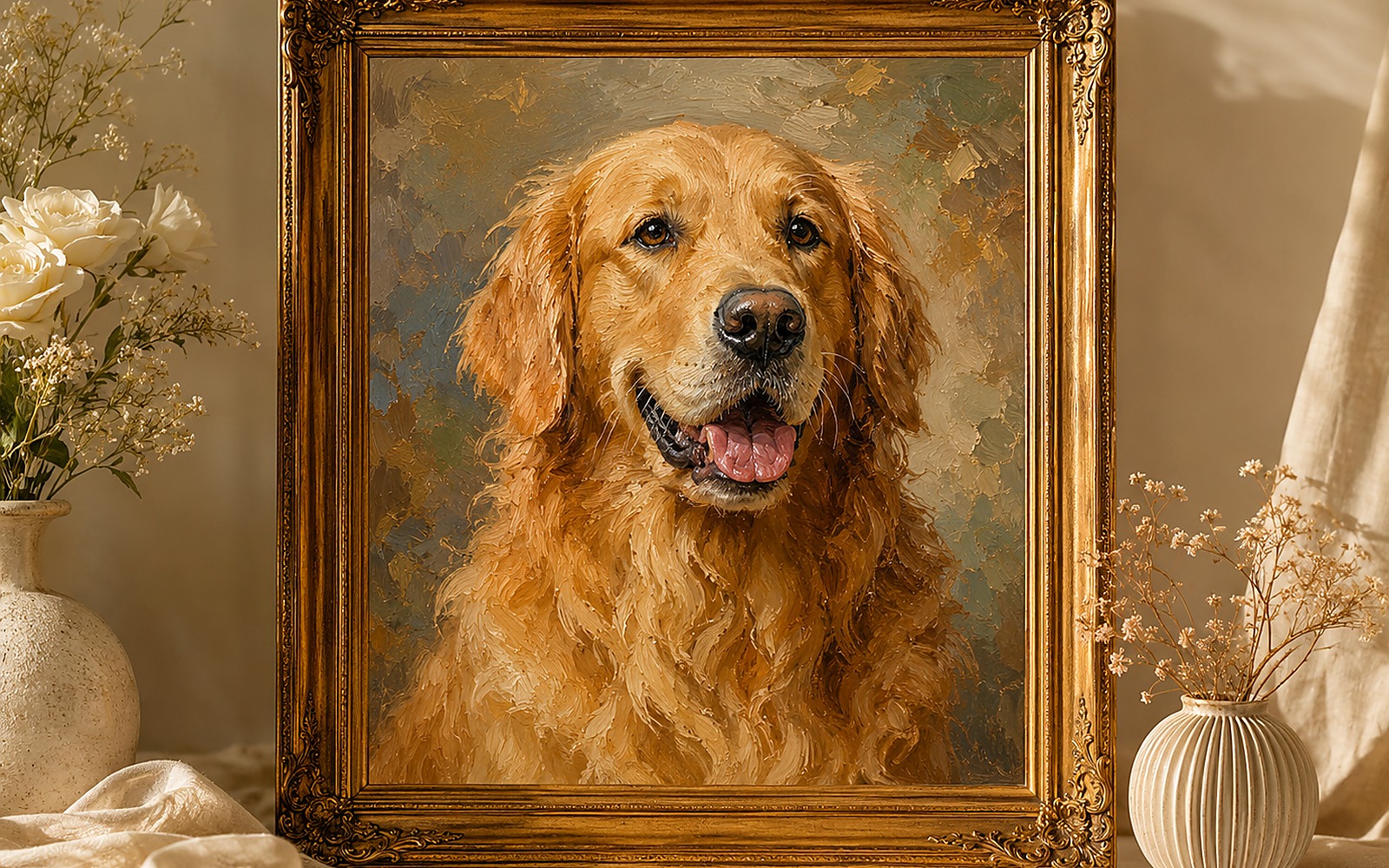 Custom Pet Oil Paintings example 4