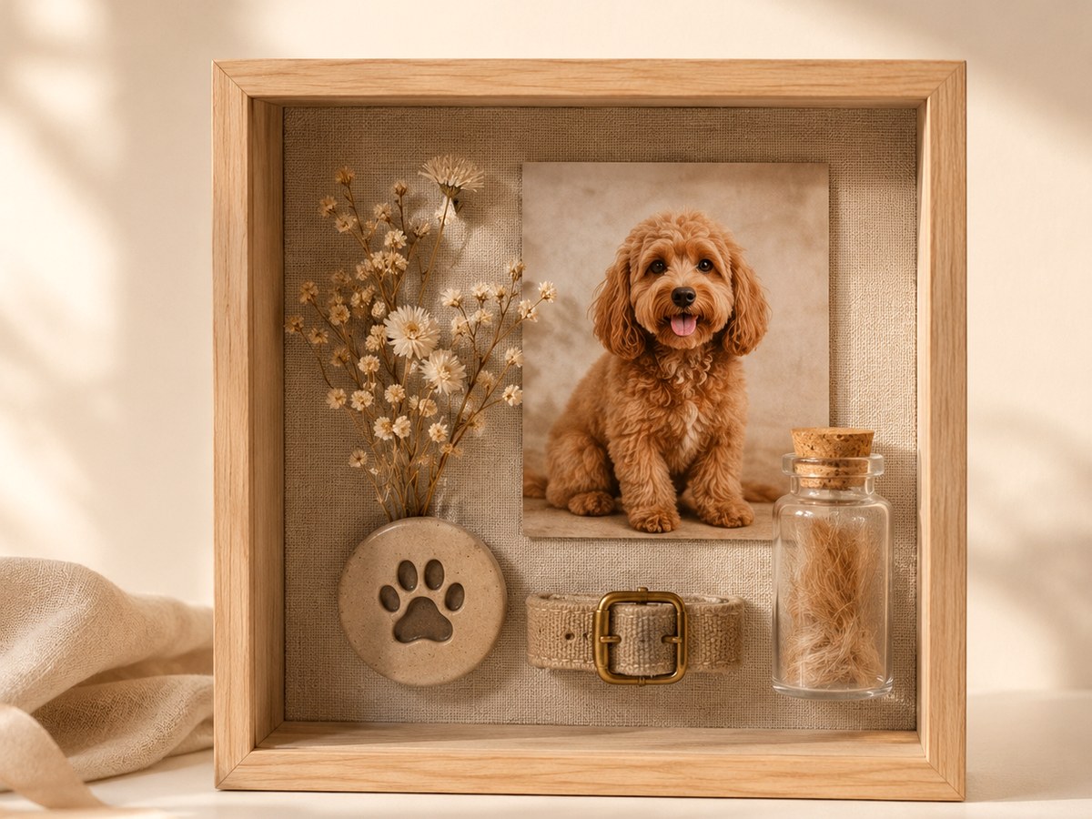 memorial portrait still life