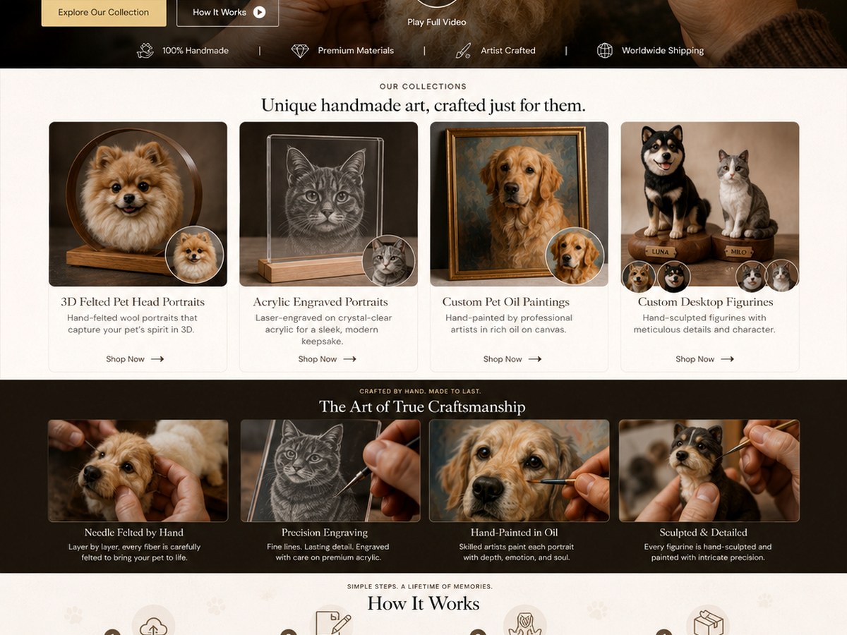 premium framed art scene