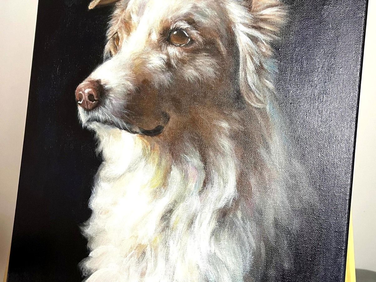 Classic Black-Background Portrait