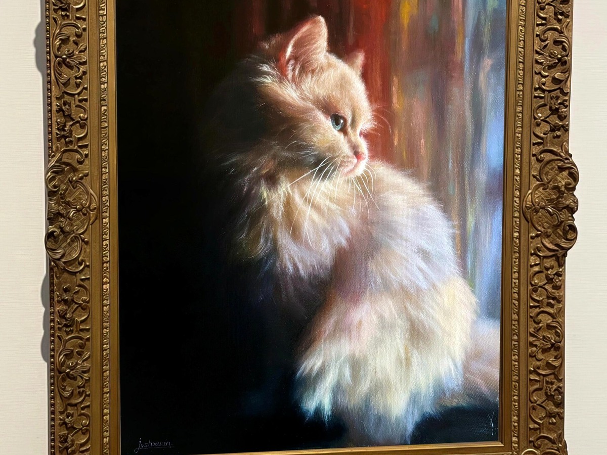 Museum-Style Framed Portrait