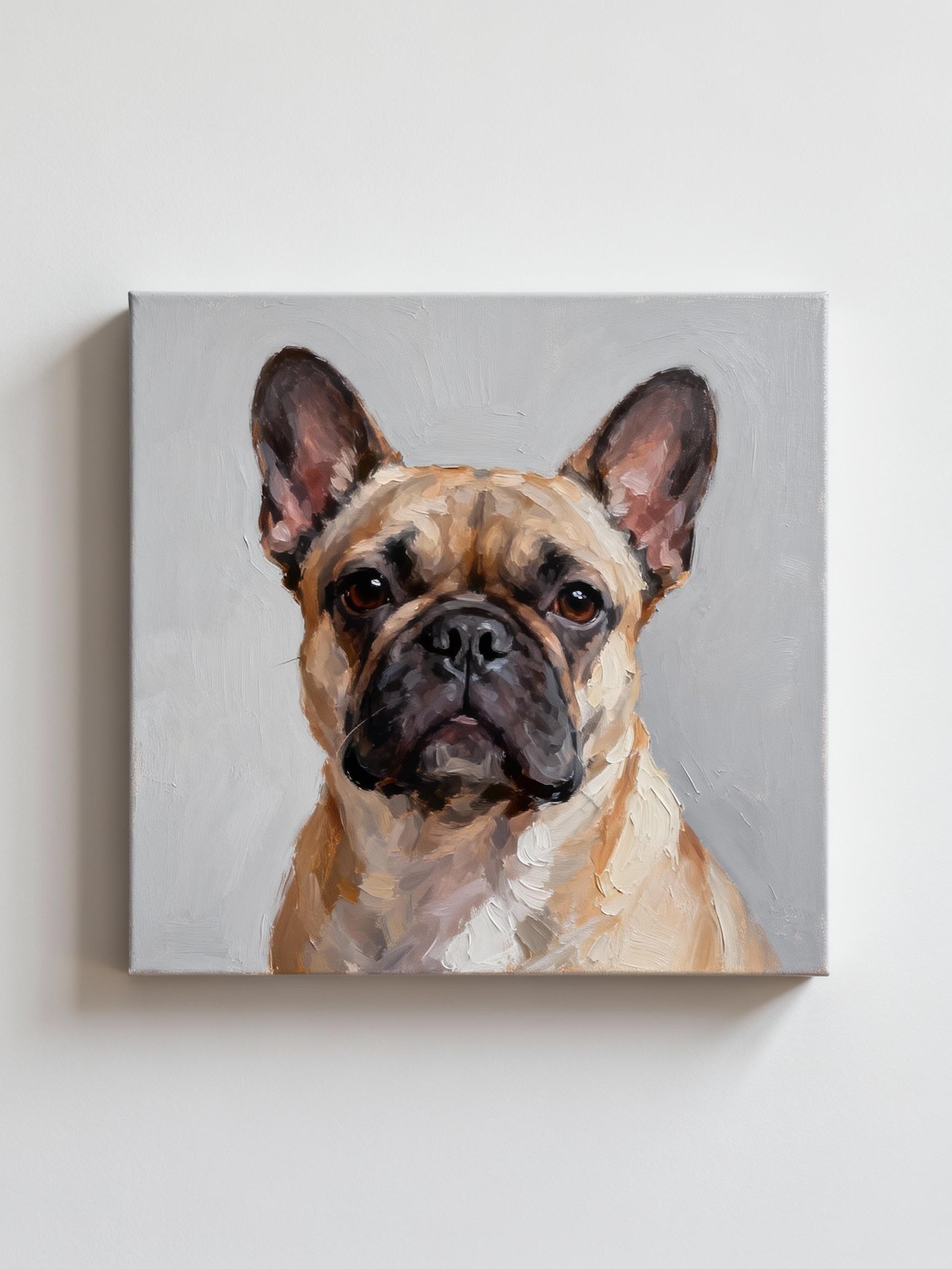 Custom pet portrait oil painting